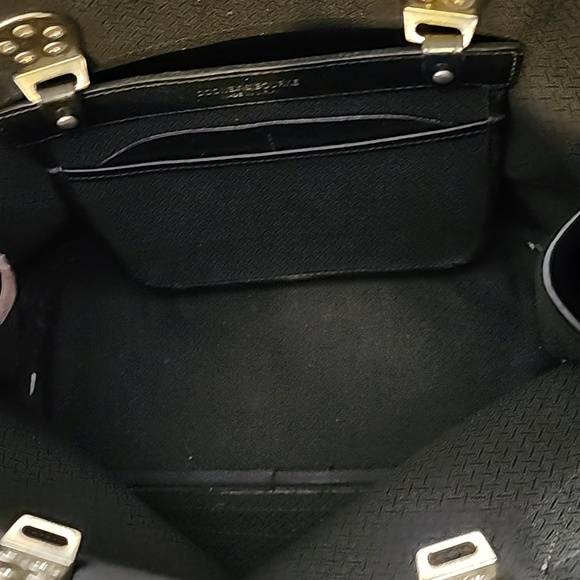 Dooney & Bourke Vintage Cabriolet Cloth w/ Leather Trim Satchel Midnight Black - Picture 12 of 16